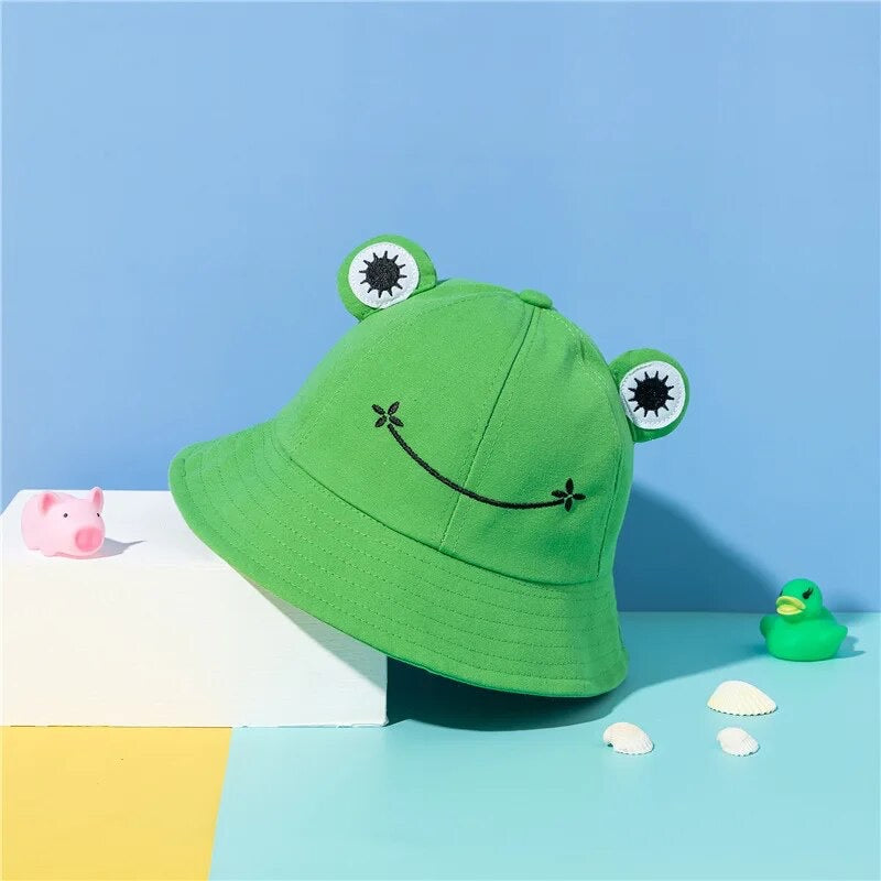 ホッピーハット - こども用かえるの帽子