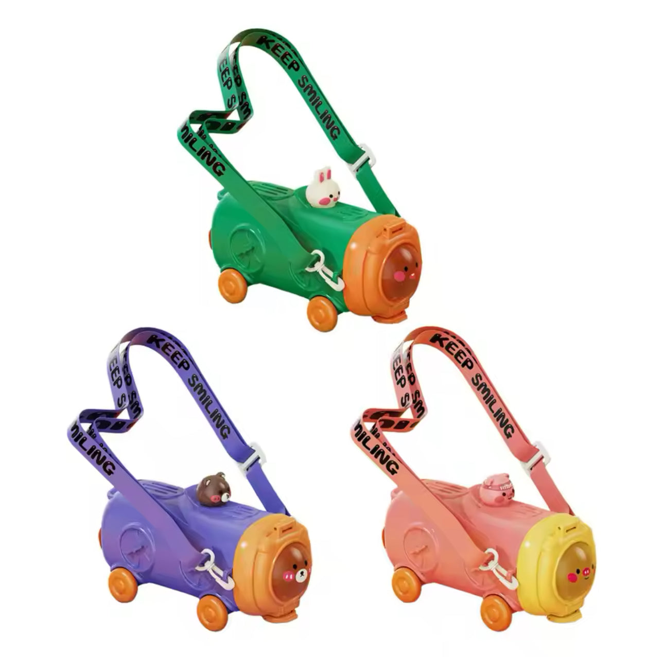 Sippy Bus - Kids Animal 500ml Water Bottle