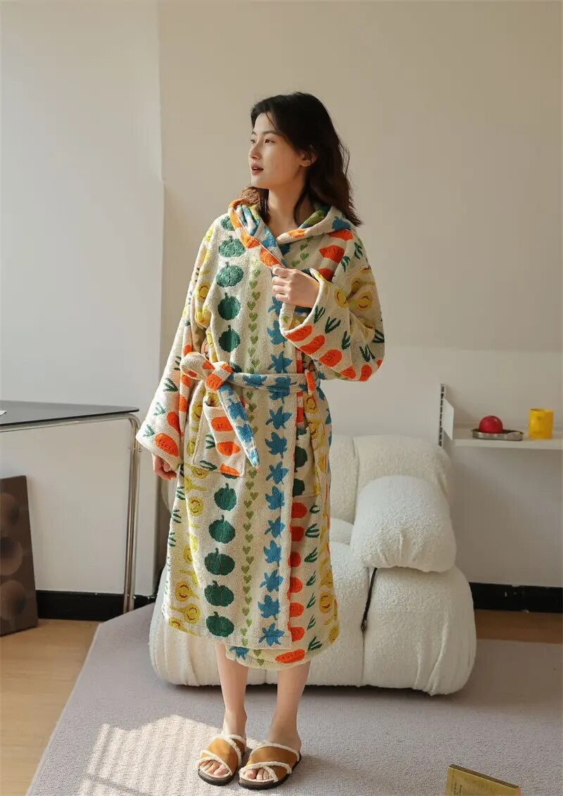 Harvest Grobe - Funky Veggie Towel Robe (Child and Adult Sizes)