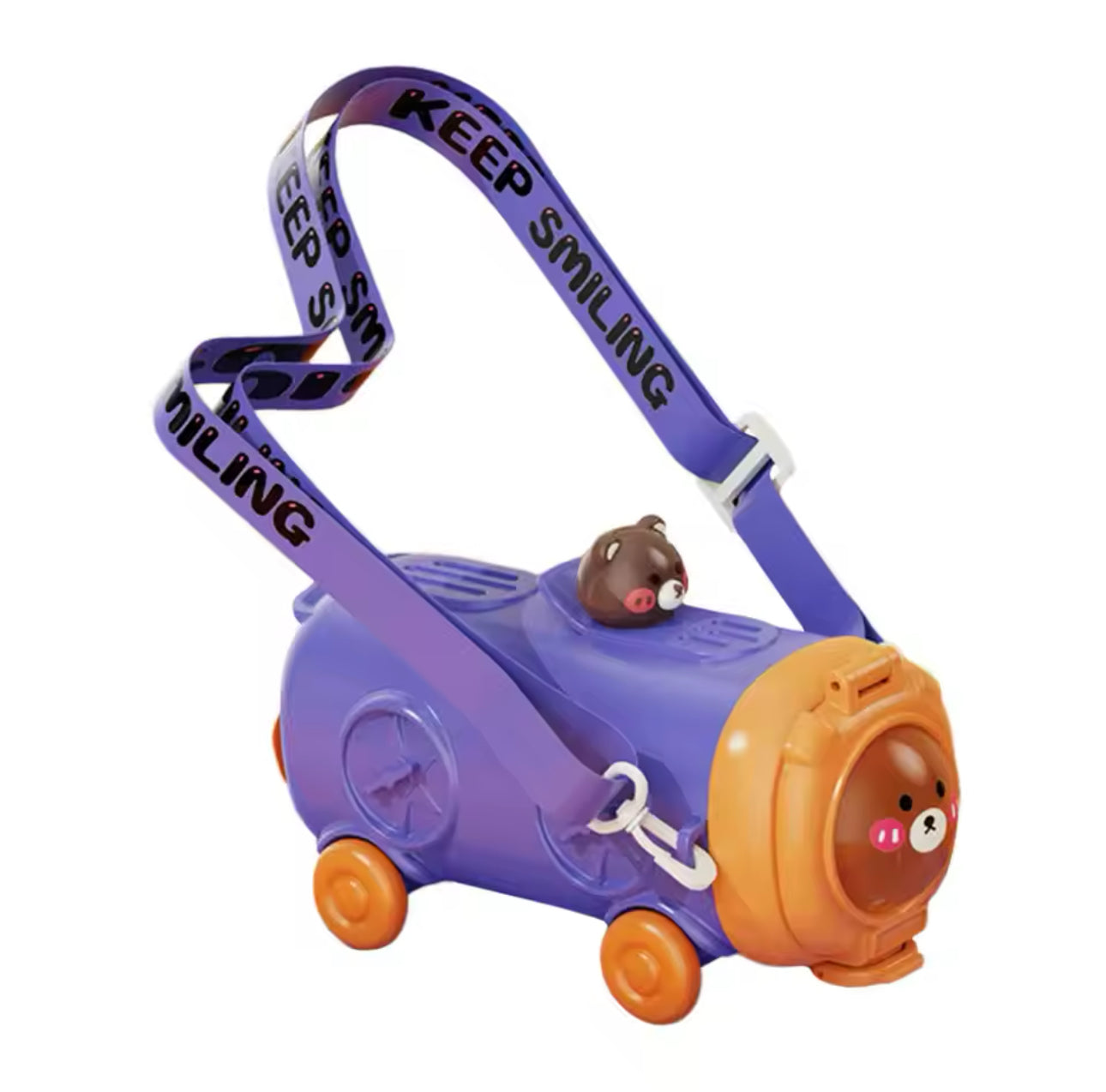 Sippy Bus - Kids Animal 500ml Water Bottle