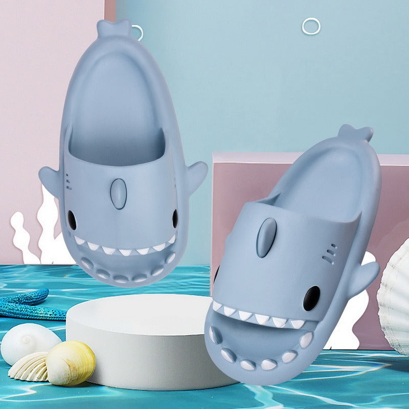 Shark Snugglers - Kids Shark Foam Slippers
