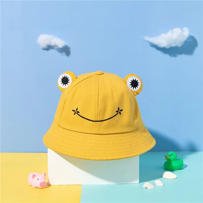 ホッピーハット - こども用かえるの帽子
