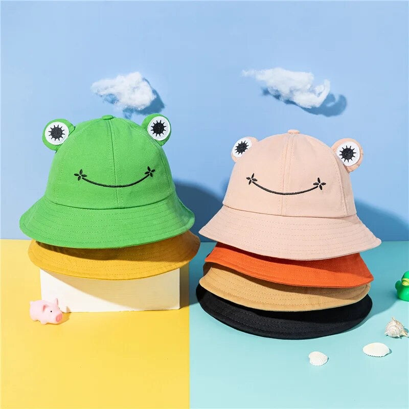 ホッピーハット - こども用かえるの帽子