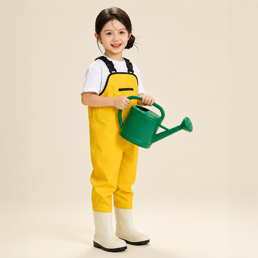 SplashSuit - Kids Waterproof Waders with Boots for Water & Mud Play