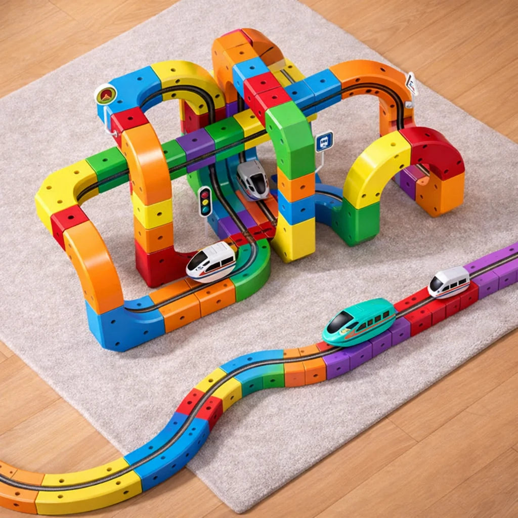 TrackQuest - Magnetic Anti-Gravity Cube Track (123 pieces)