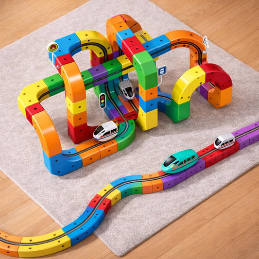 TrackQuest - Magnetic Anti-Gravity Cube Track (123 pieces)