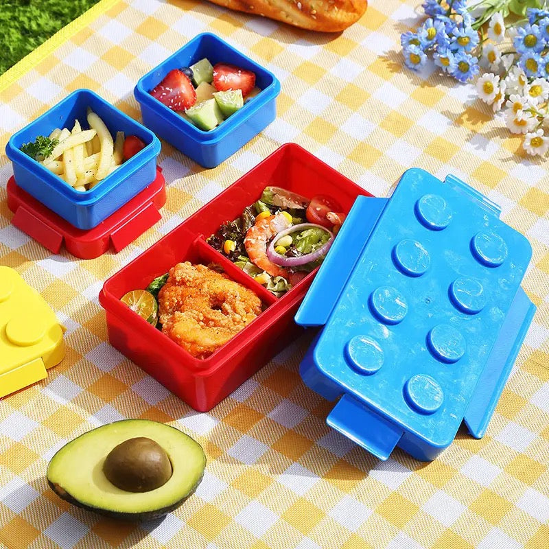 Stack and Lock - Lunch Box Blocks Set (3 Containers)