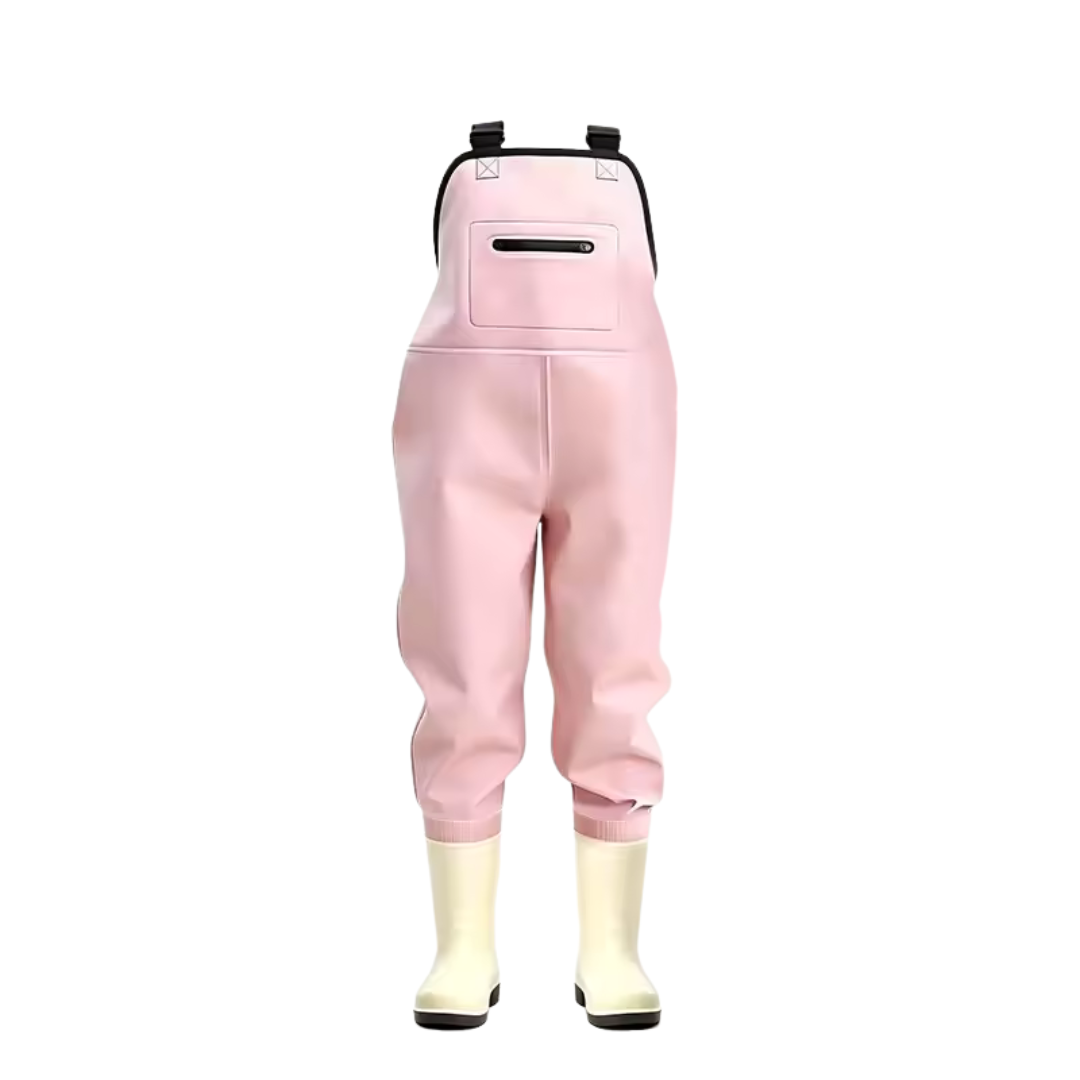 SplashSuit - Kids Waterproof Waders with Boots for Water & Mud Play