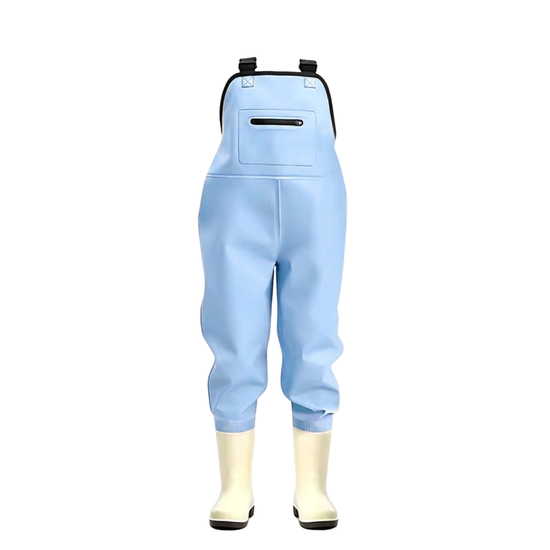 SplashSuit - Kids Waterproof Waders with Boots for Water & Mud Play