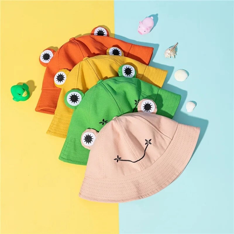 Hoppy Hat - Kids Frog Bucket Hat