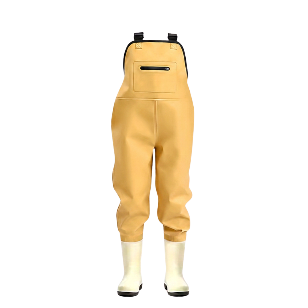 SplashSuit - Kids Waterproof Waders with Boots for Water & Mud Play