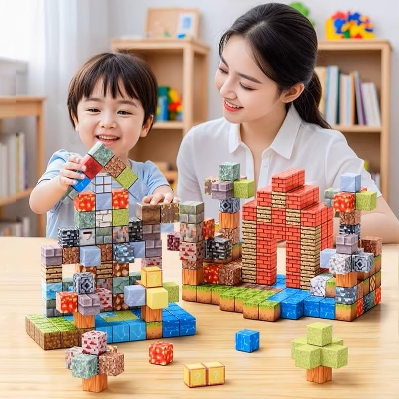 BlockQuest - Magnetic Adventure Blocks & TNT Storage Box