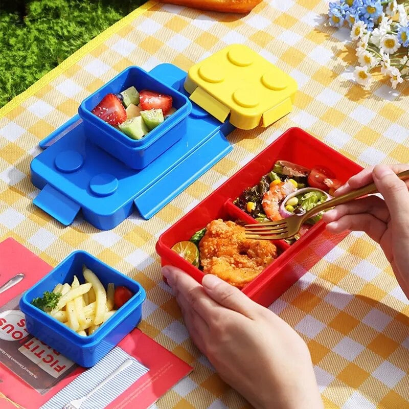 Stack and Lock - Lunch Box Blocks Set (3 Containers)