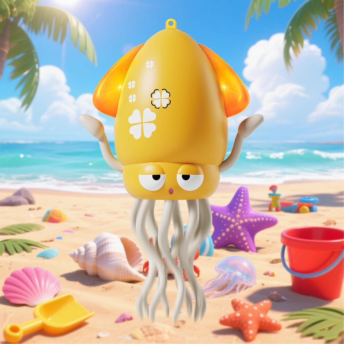 Wiggly Squid - Dancing Light Up Toy
