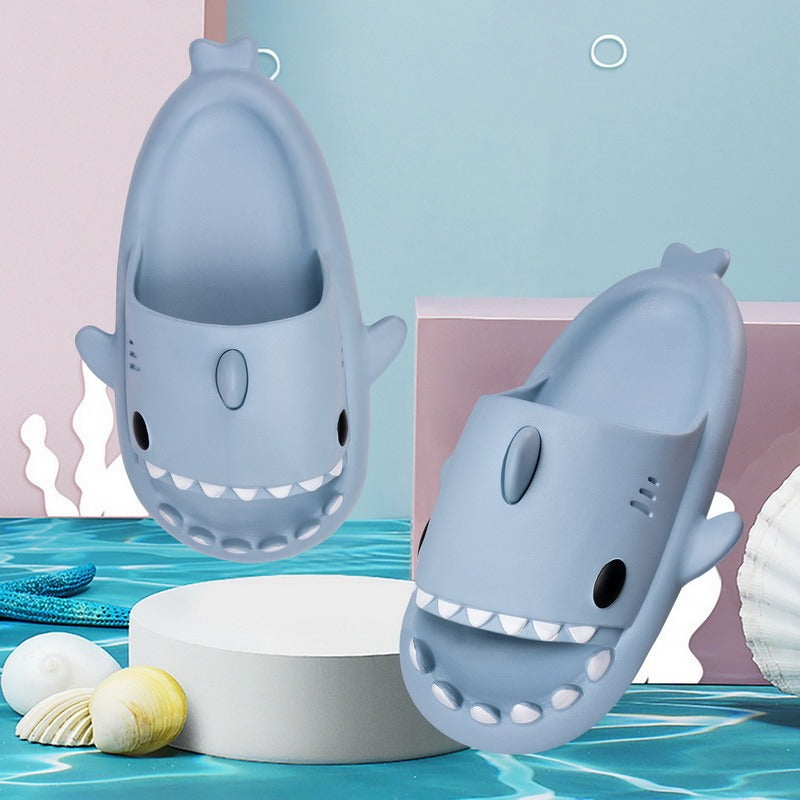 Shark Snugglers - Kids Shark Foam Slippers