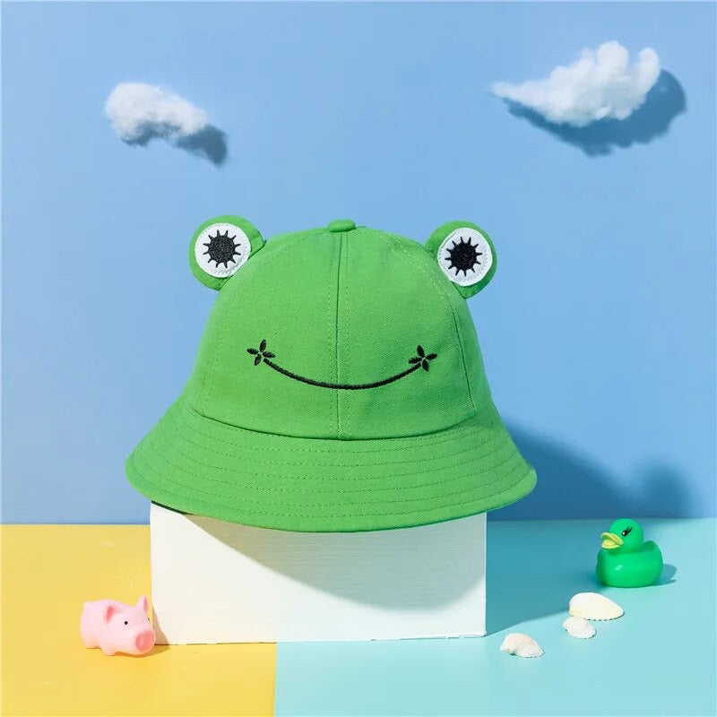 Hoppy Hat Kids Frog Bucket Hat – Sunnyo