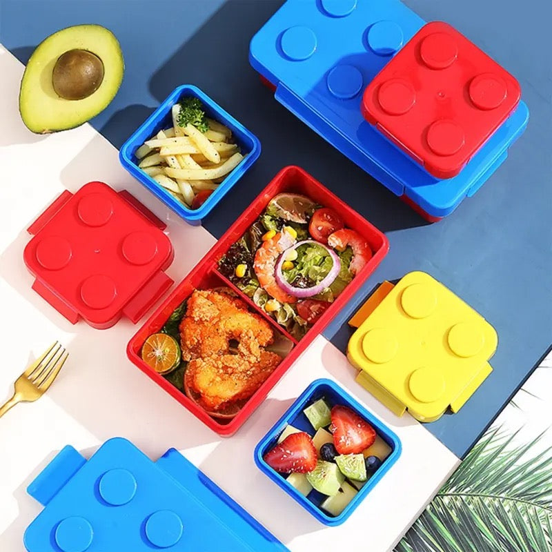 Stack and Lock - Lunch Box Blocks Set (3 Containers)