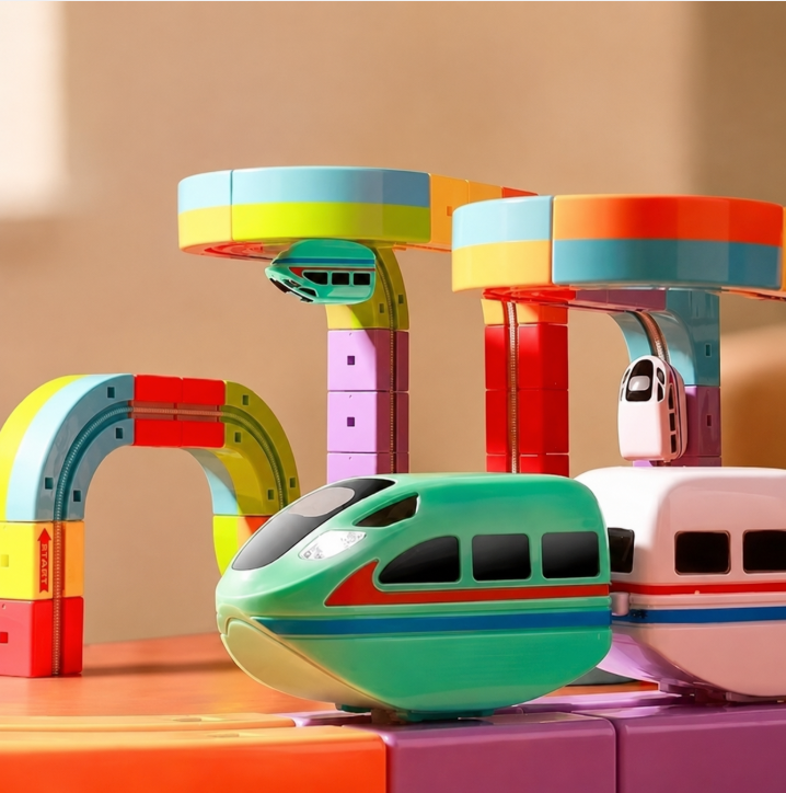 TrackQuest - Magnetic Anti-Gravity Cube Track (123 pieces)