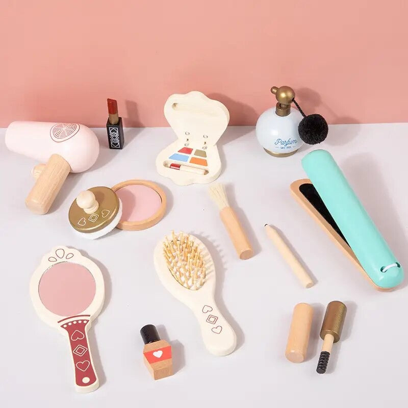 Glam Room Collection - Wooden Makeup and Beauty Bag