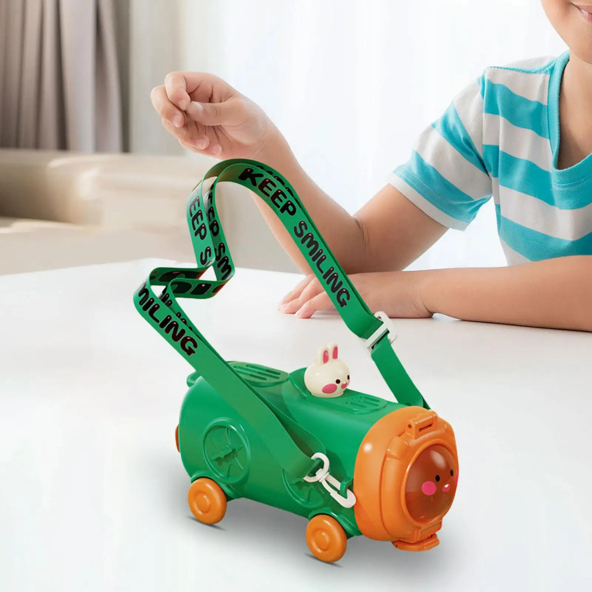 シッピーバス　どうぶつバスのキッズ用500mlウォーターボトル