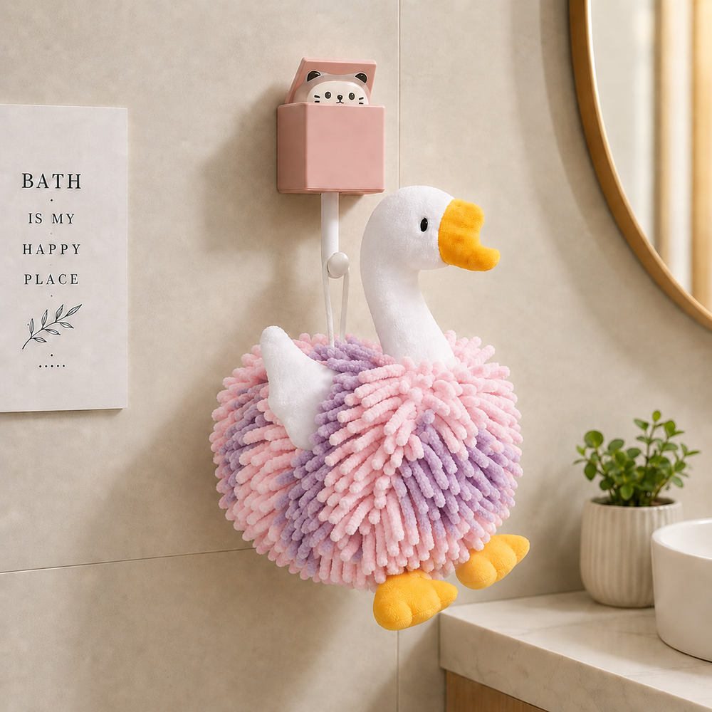 Sinkside Pals - Kids Animal Hanging Hand Towel
