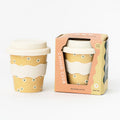 Yellow Daisy Babychino Cup – 4oz